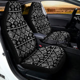 Black And White Boho Tribal Print Universal Fit Car Seat Covers 102422