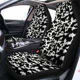 Black And White Cow Pattern Print Universal Fit Car Seat Covers 102422