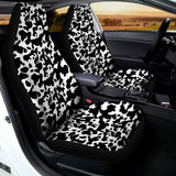 Black And White Cow Pattern Print Universal Fit Car Seat Covers 102422