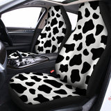 Black And White Cow Print Universal Fit Car Seat Covers 102422