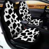 Black And White Cow Print Universal Fit Car Seat Covers 102422