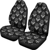 Black And White Dream Catcher Print Universal Fit Car Seat Covers 102422