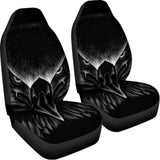 Black And White Eagle Print Universal Fit Car Seat Covers 102422