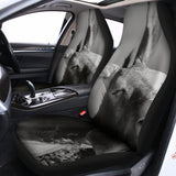 Black And White Funny Donkey Print Universal Fit Car Seat Covers 102422