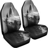 Black And White Funny Donkey Print Universal Fit Car Seat Covers 102422