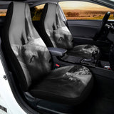 Black And White Funny Donkey Print Universal Fit Car Seat Covers 102422