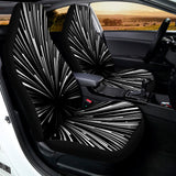 Black And White Hyperspace Print Universal Fit Car Seat Covers 102422