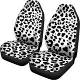 Black And White Jaguar Pattern Print Universal Fit Car Seat Covers 102422