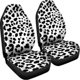 Black And White Jaguar Pattern Print Universal Fit Car Seat Covers 102422