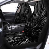 Black And White Lightspeed Print Universal Fit Car Seat Covers 102422