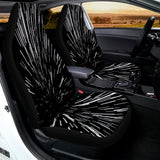 Black And White Lightspeed Print Universal Fit Car Seat Covers 102422