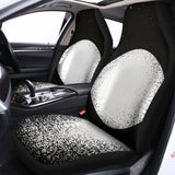 Black And White Moonlight Print Universal Fit Car Seat Covers 102422