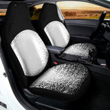 Black And White Moonlight Print Universal Fit Car Seat Covers 102422