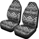 Black And White Navajo Print Universal Fit Car Seat Covers 102422