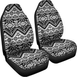 Black And White Navajo Print Universal Fit Car Seat Covers 102422