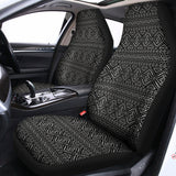 Black And White Navajo Tribal Print Universal Fit Car Seat Covers 102422