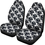 Black And White Octopus Pattern Print Universal Fit Car Seat Covers 102422