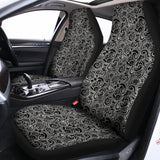 Black And White Octopus Tentacles Print Universal Fit Car Seat Covers 102422