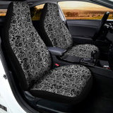 Black And White Octopus Tentacles Print Universal Fit Car Seat Covers 102422