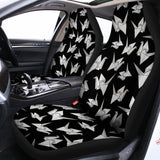 Black And White Origami Pattern Print Universal Fit Car Seat Covers 102422
