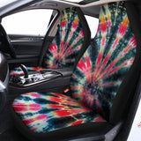 Black Backed Tie Dye Print Universal Fit Car Seat Covers 102422