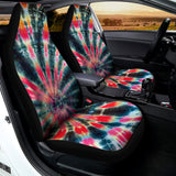 Black Backed Tie Dye Print Universal Fit Car Seat Covers 102422