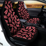Black Bacon Pattern Print Universal Fit Car Seat Covers 102422