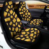 Black Cheese And Holes Pattern Print Universal Fit Car Seat Covers 102422