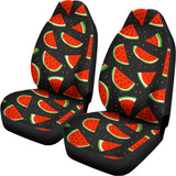 Black Cute Watermelon Pattern Print Universal Fit Car Seat Covers 102422