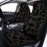 Black Leopard Print Universal Fit Car Seat Covers 102422