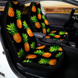 Black Pineapple Pattern Print Universal Fit Car Seat Covers 102422