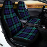 Black Watch Scottish Tartan Print Universal Fit Car Seat Covers 102422