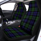 Black Watch Tartan Pattern Print Universal Fit Car Seat Covers 102422