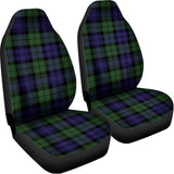 Black Watch Tartan Pattern Print Universal Fit Car Seat Covers 102422
