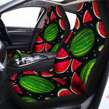 Black Watermelon Pieces Pattern Print Universal Fit Car Seat Covers 102422