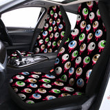 Bloody Eyeball Pattern Print Universal Fit Car Seat Covers 102422