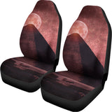Bloody Moon Pyramid Print Universal Fit Car Seat Covers 102422
