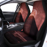 Bloody Moon Pyramid Print Universal Fit Car Seat Covers 102422