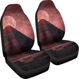 Bloody Moon Pyramid Print Universal Fit Car Seat Covers 102422