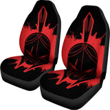 Bloody Spartan Warrior Print Universal Fit Car Seat Covers 102422
