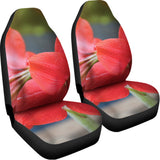 Blooming Amaryllis Print Universal Fit Car Seat Covers 102422