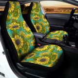 Blooming Sunflower Pattern Print Universal Fit Car Seat Covers 102422