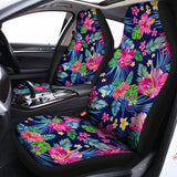 Blossom Tropical Flower Pattern Print Universal Fit Car Seat Covers 102422