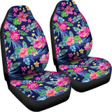 Blossom Tropical Flower Pattern Print Universal Fit Car Seat Covers 102422