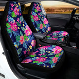 Blossom Tropical Flower Pattern Print Universal Fit Car Seat Covers 102422