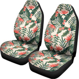 Blossom Tropical Leaves Pattern Print Universal Fit Car Seat Covers 102422