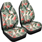 Blossom Tropical Leaves Pattern Print Universal Fit Car Seat Covers 102422
