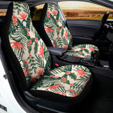 Blossom Tropical Leaves Pattern Print Universal Fit Car Seat Covers 102422