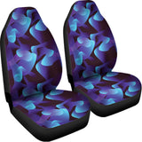 Blue Abstract Spirit Print Universal Fit Car Seat Covers 102422