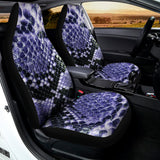 Blue And Black Snakeskin Print Universal Fit Car Seat Covers 102422